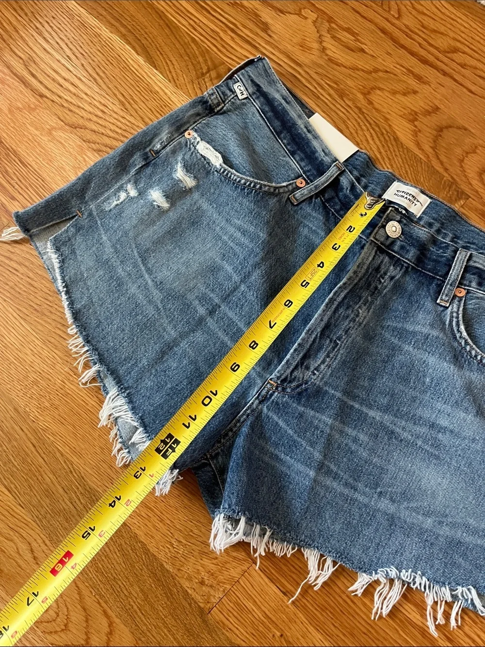Citizens of Humanity Annabelle Cutoff Shorts Size 31 NWT